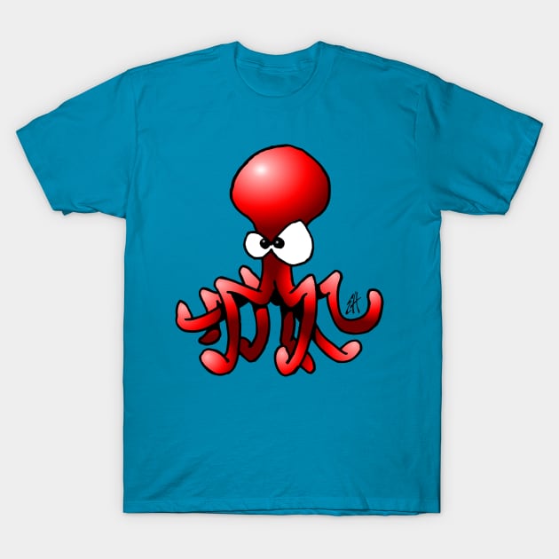 Octopus T-Shirt by Cardvibes